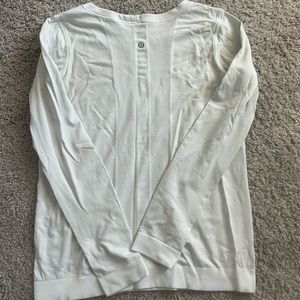 White Lululemon Swiftly Tech Longsleeve